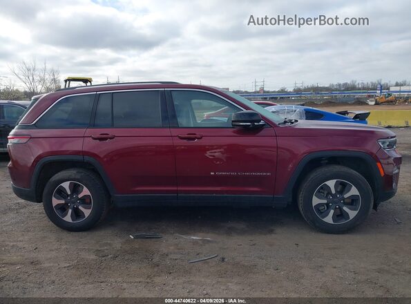 1C4RJYB65PC649015 2023 JEEP GRAND CHEROKEE 4XE Burgundy Вид задньої частини салону