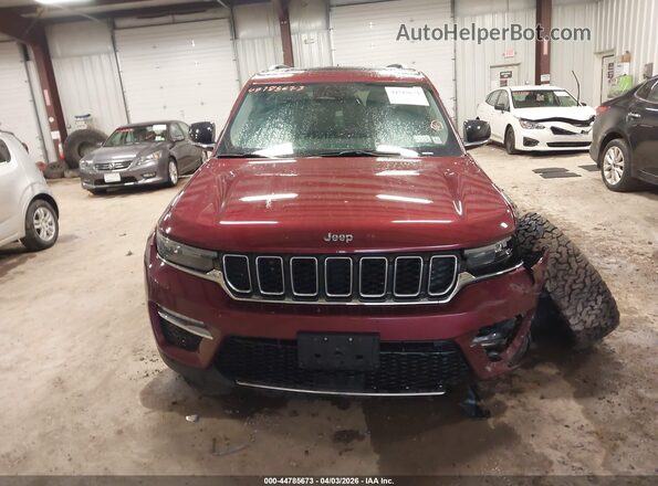 1C4RJYB66RC714666 2024 JEEP GRAND CHEROKEE 4XE Red Widok zestawu wskaźników