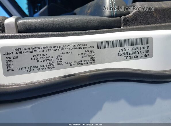 1C4RJYC67P8787298 2023 JEEP GRAND CHEROKEE 4XE White Widok komory silnika