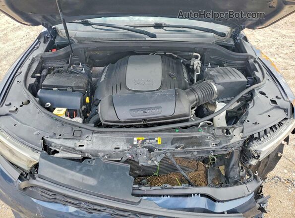 1C4SDHCT4MC693564 2021 DODGE DURANGO Blue ძრავის განყოფილების ხედი