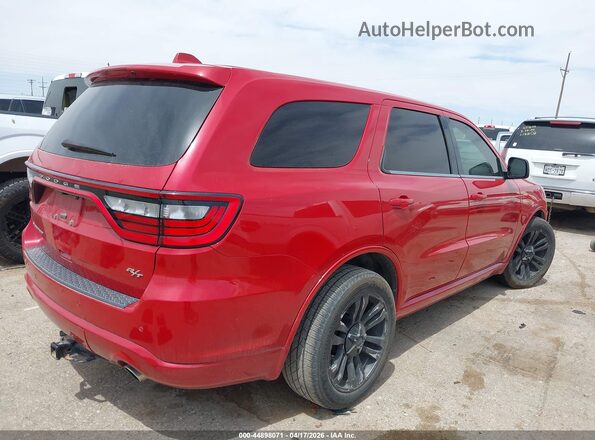 1C4SDHCT5JC412786 2018 DODGE DURANGO Красный Задняя правая четверть