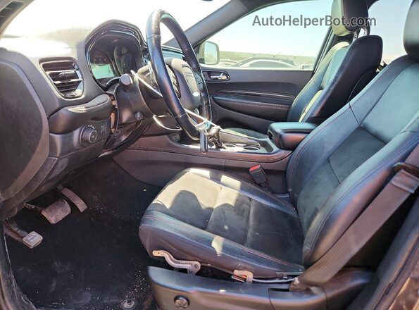 1C4SDHCT5MC608943 2021 DODGE DURANGO Charcoal Вид салону спереду