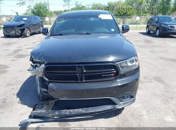 1C4SDHCT7HC798590 2017 DODGE DURANGO Black Вид щитка приладів