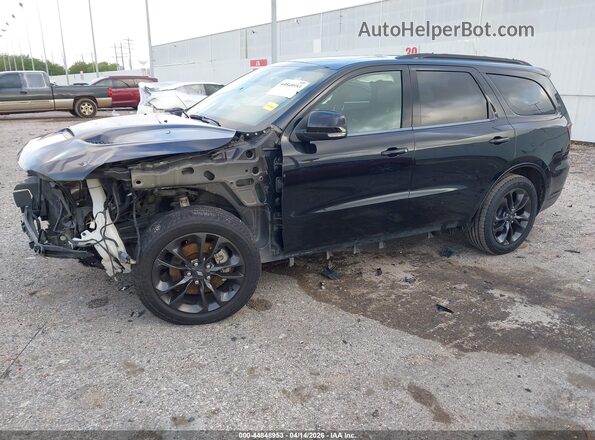 1C4SDHCT7PC567574 2023 DODGE DURANGO Black წინა მარცხენა ხედი სამი მეოთხედიდან