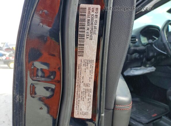1C4SDHCT7PC671272 2023 DODGE DURANGO Black Vista del compartimento del motor