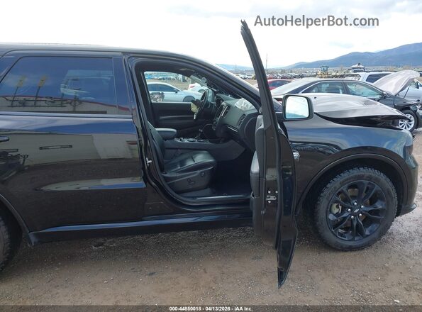 1C4SDJCT1LC184442 2020 DODGE DURANGO Black Вид салону спереду