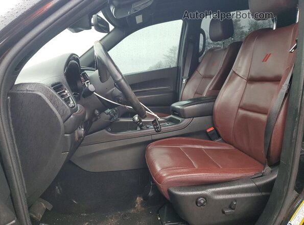 1C4SDJCT2PC558112 2023 DODGE DURANGO Black Widok wnętrza z przodu