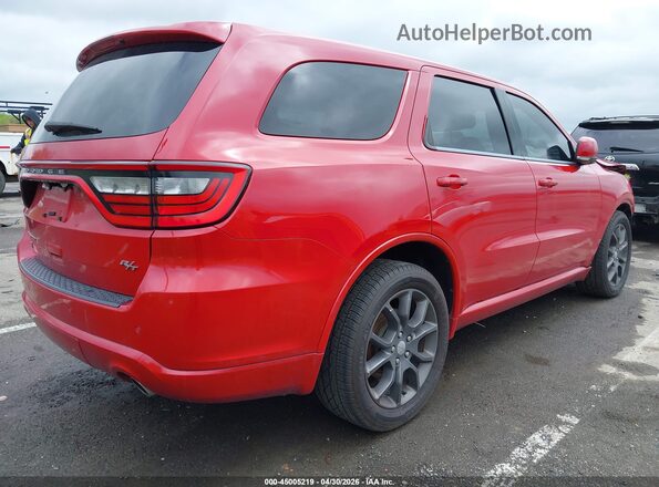 1C4SDJCT3JC340932 2018 DODGE DURANGO Red უკანა მარჯვენა