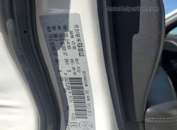 1C4SDJCT3LC287328 2020 DODGE DURANGO White Панорамний вид салону 360°