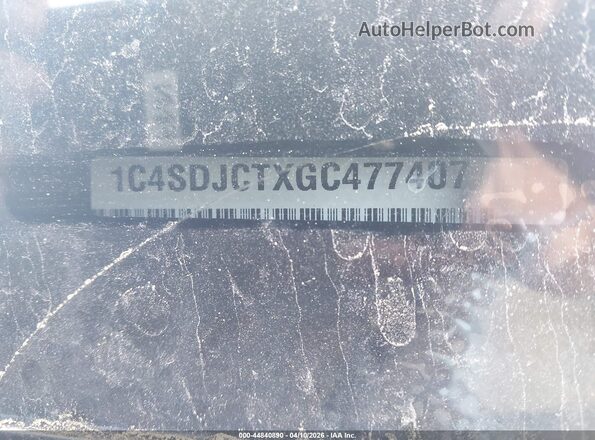 1C4SDJCTXGC477407 2016 DODGE DURANGO White Widok komory silnika