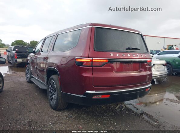 1C4SJSBPXSS527773 2025 JEEP WAGONEER L Maroon Հետևի ձախ