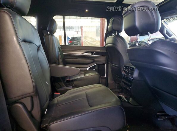 1C4SJVDP6PS569167 2023 JEEP WAGONEER Charcoal Vista interior trasera