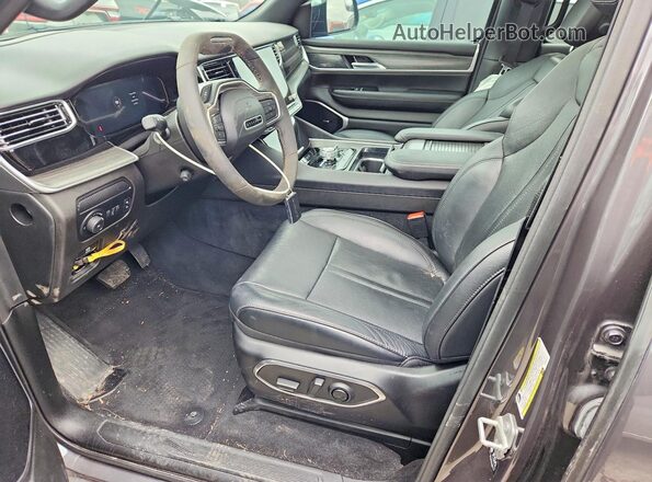 1C4SJVDP6PS569167 2023 JEEP WAGONEER Charcoal Vista interior delantera