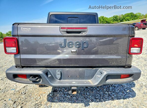 1C6HJTAG2LL214334 2020 JEEP GLADIATOR Gray Rear view