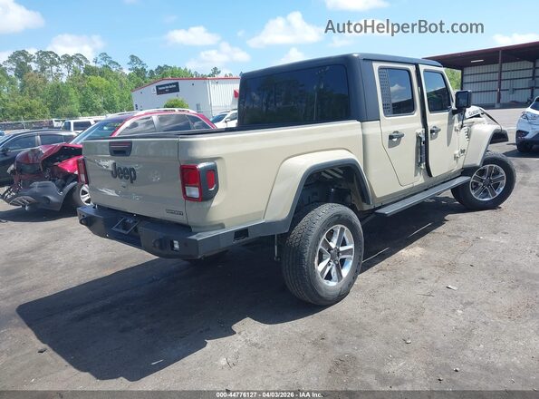 1C6HJTAG4LL161653 2020 JEEP GLADIATOR Бежевый Задняя правая четверть