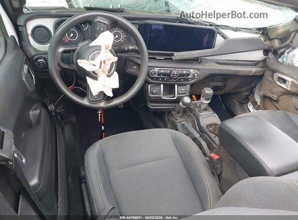 1C6HJTAG8RL100640 2024 JEEP GLADIATOR White Widok wnętrza z przodu