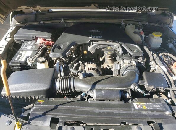 1C6JJTEG2LL214071 2020 JEEP GLADIATOR Желто-коричневый Вид задней части салона