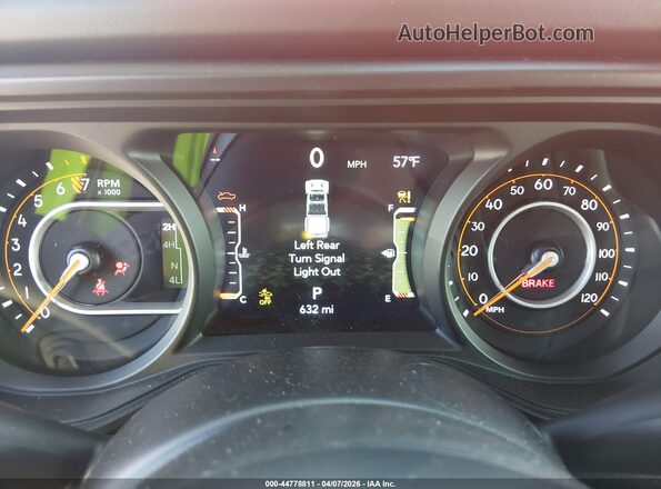 1C6PJTAG2SL550723 2025 JEEP GLADIATOR Red Հետևի նստատեղերի տեսք