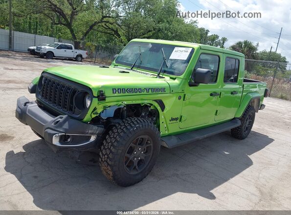 1C6PJTAG7SL518222 2025 JEEP GLADIATOR Green Front view