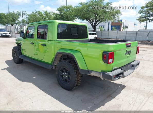 1C6PJTAG7SL518222 2025 JEEP GLADIATOR Green Rear left