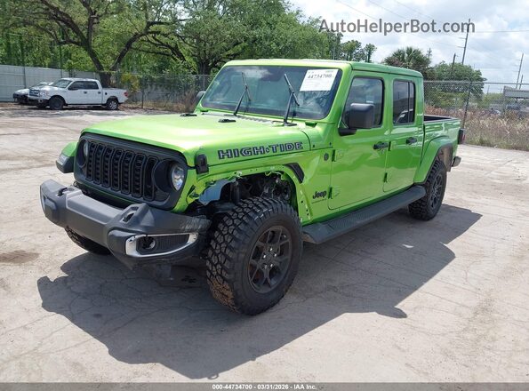 1C6PJTAG7SL518222 2025 JEEP GLADIATOR Green Front left