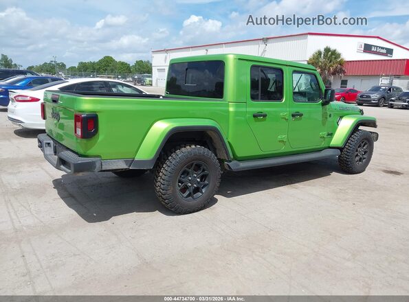 1C6PJTAG7SL518222 2025 JEEP GLADIATOR Green Rear right