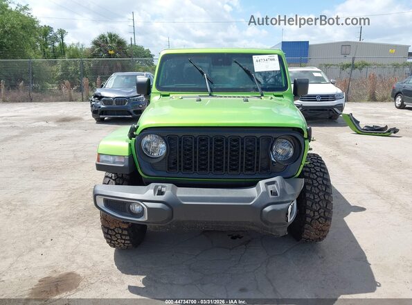 1C6PJTAG7SL518222 2025 JEEP GLADIATOR Green Rear interior view