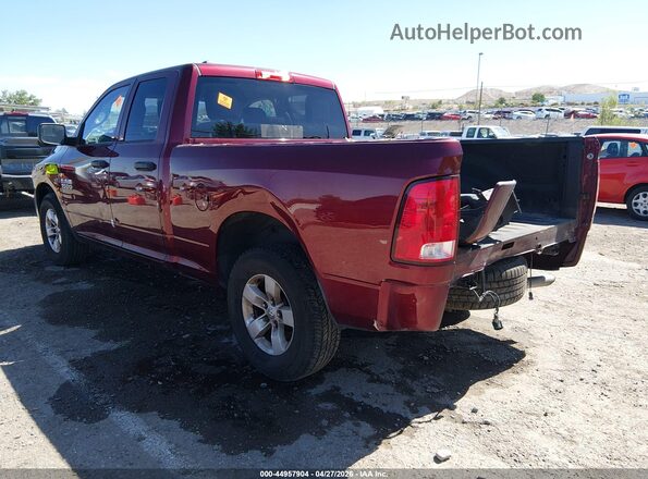 1C6RR6FG9JS234476 2018 RAM 1500 Burgundy Задня ліва чверть