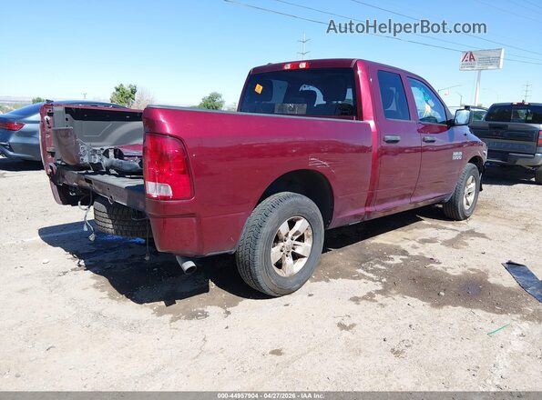 1C6RR6FG9JS234476 2018 RAM 1500 Burgundy Задня права чверть