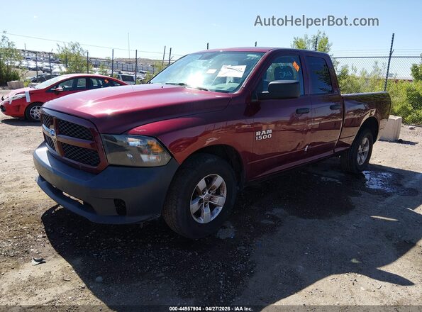 1C6RR6FG9JS234476 2018 RAM 1500 Burgundy Передня ліва чверть