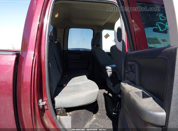 1C6RR6FG9JS234476 2018 RAM 1500 Burgundy Вид наклейки з VIN-кодом