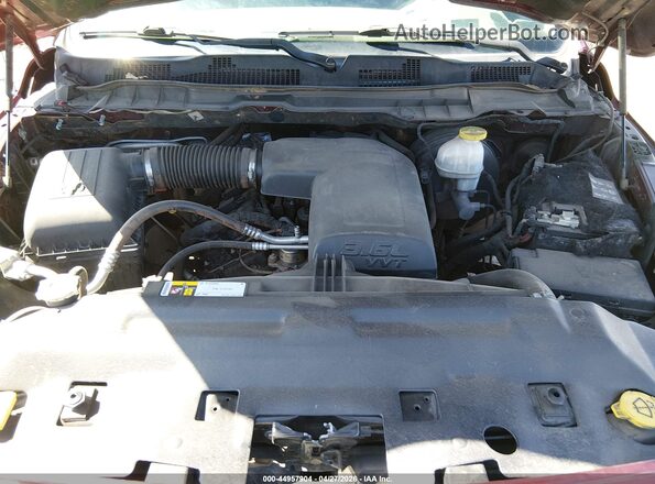 1C6RR6FG9JS234476 2018 RAM 1500 Burgundy Вид ззаду