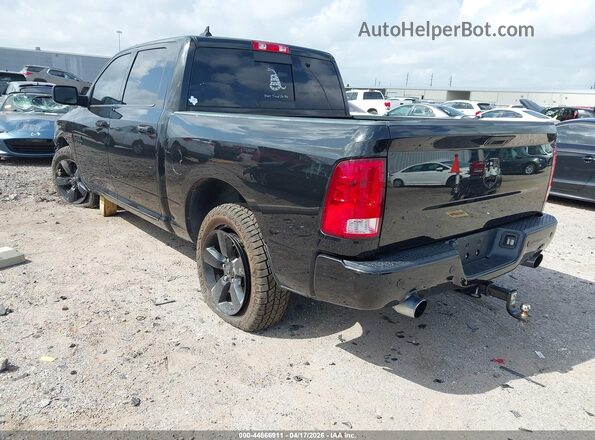 1C6RR6LM9JS256309 2018 RAM 1500 Black უკანა მარცხენა