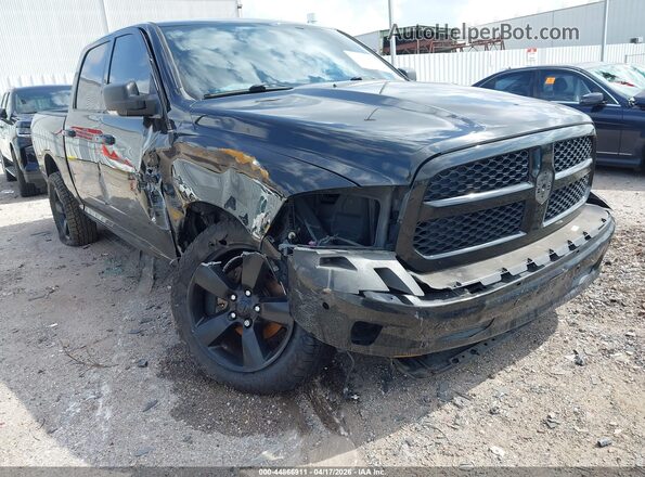 1C6RR6LM9JS256309 2018 RAM 1500 Black წინა ხედი
