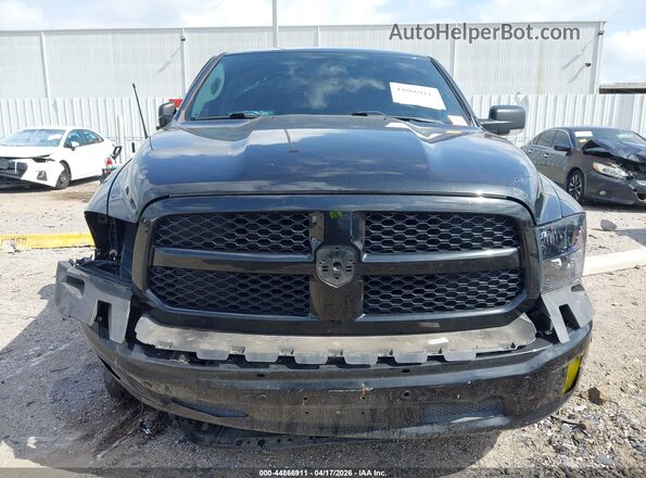 1C6RR6LM9JS256309 2018 RAM 1500 Black უკანა სალონის ხედი