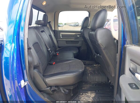 1C6RR6LT0JS127320 2018 RAM 1500 Blue VIN կոդի պիտակի տեսք