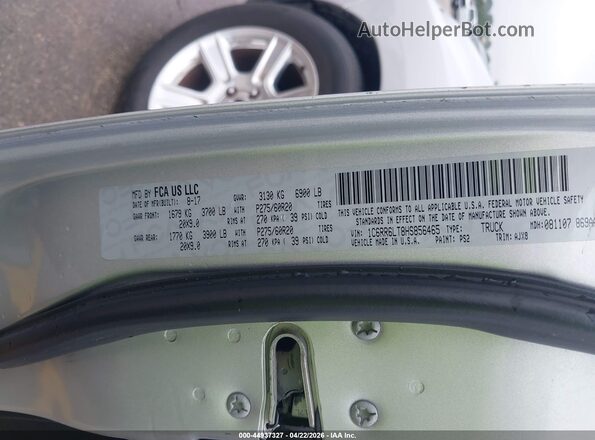 1C6RR6LT8HS856465 2017 RAM 1500 Silver Engine compartment view