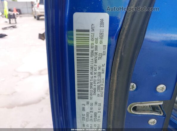 1C6RR6LT9JS112668 2018 RAM 1500 Blue Engine compartment view