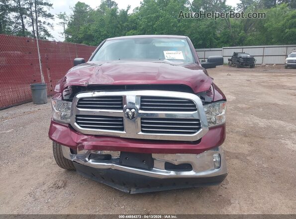 1C6RR6LT9KS532657 2019 RAM 1500 CLASSIC Burgundy Вид щитка приладів