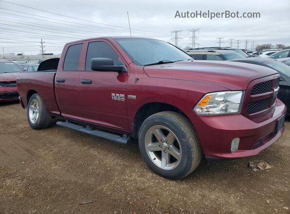 1C6RR7FT8JS184804 2018 RAM 1500 Red Przód prawy
