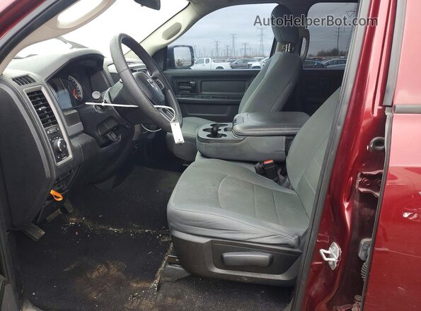 1C6RR7FT8JS184804 2018 RAM 1500 Red Widok wnętrza z przodu