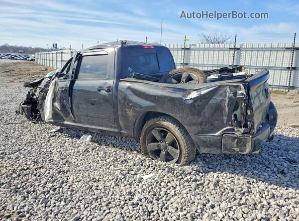 1C6RR7LTXJS156054 2018 RAM 1500 Black Tył lewy