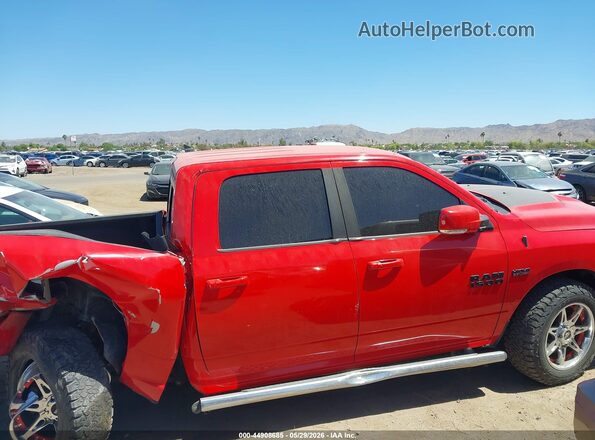 1C6RR7MT7GS215357 2016 RAM 1500 Red Vista interior trasera