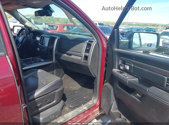 1C6RR7MT7GS315670 2016 RAM 1500 Maroon Вид салону спереду