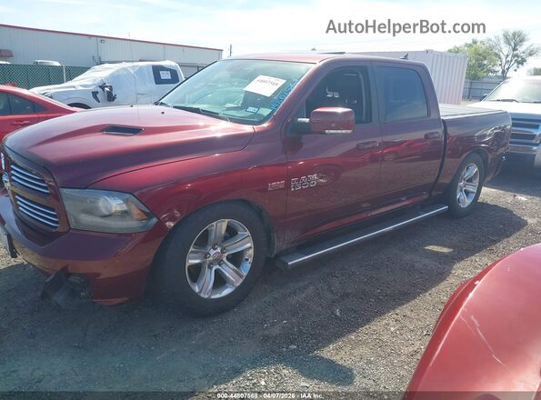 1C6RR7MT7GS315670 2016 RAM 1500 Maroon Передня ліва чверть