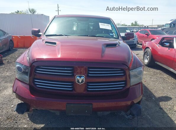 1C6RR7MT7GS315670 2016 RAM 1500 Maroon Вид щитка приладів
