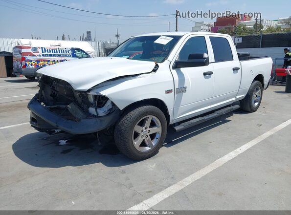 1C6RR7ST3JS348157 2018 RAM 1500 White წინა მარცხენა ხედი სამი მეოთხედიდან