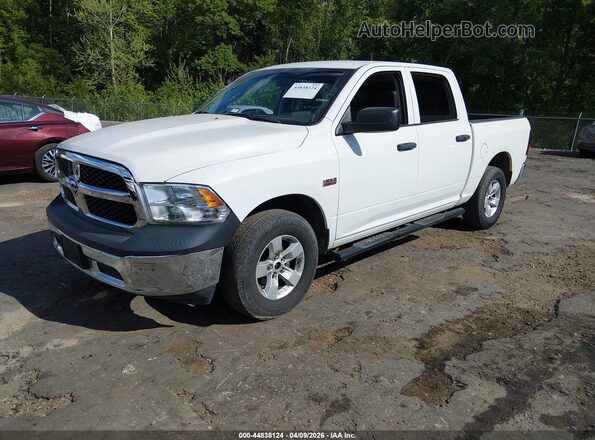 1C6RR7XT3MS595353 2021 RAM 1500 CLASSIC White Առջևի ձախ երեք քառորդ տեսարան