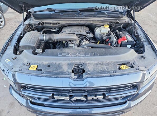 1C6SRFFT4KN693283 2019 DODGE 1500 Blue Rear interior view