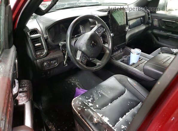 1C6SRFHPXSN609807 2025 RAM 1500 Burgundy Dashboard view